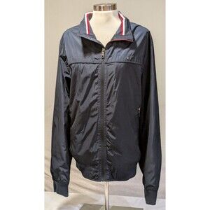 Tommy Hilfiger Men's Performance Bomber Jacket XL Navy Blue Jacket
